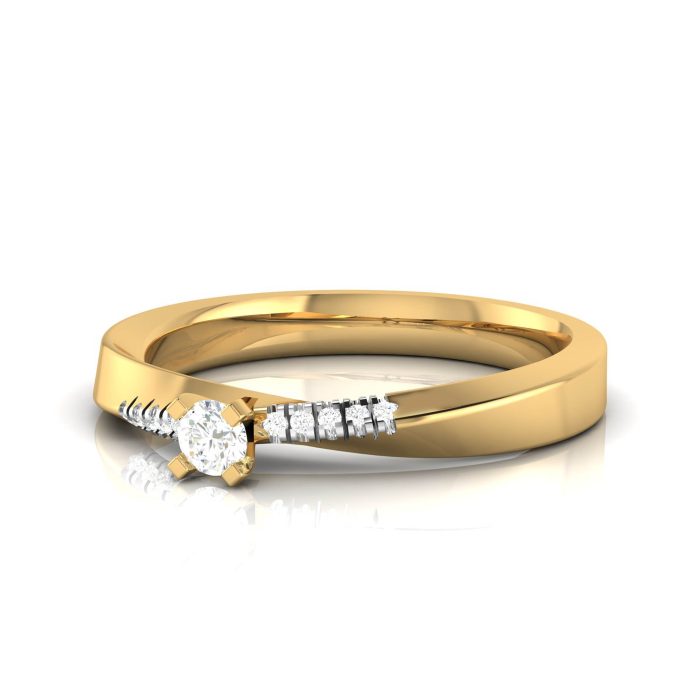 14k Gold 0.10 ct Natural Diamond Engagement Wedding Anniversary Rings - Image 8