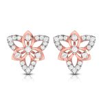 0.39 ct Natural Diamond Earrings 14k Yellow, Rose White Gold - Image 2