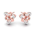 0.39 ct Natural Diamond Earrings 14k Yellow, Rose White Gold - Image 3