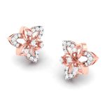 0.39 ct Natural Diamond Earrings 14k Yellow, Rose White Gold - Image 4