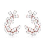0.47 ct Natural Diamond Earrings 14k Yellow, Rose White Gold - Image 2