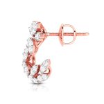 0.47 ct Natural Diamond Earrings 14k Yellow, Rose White Gold - Image 5