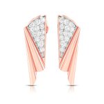 0.35 ct Natural Diamond Earrings 14k Yellow, Rose White Gold - Image 2