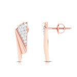 0.35 ct Natural Diamond Earrings 14k Yellow, Rose White Gold - Image 4