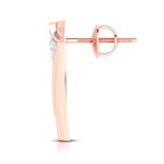 0.35 ct Natural Diamond Earrings 14k Yellow, Rose White Gold - Image 5