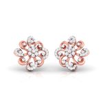 0.29 ct Natural Diamond Earrings 14k Yellow, Rose White Gold - Image 10