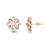 0.29 ct Natural Diamond Earrings 14k Yellow, Rose White Gold - Image 11