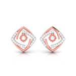 0.41 ct Natural Diamond Earrings 14k Yellow, Rose White Gold - Image 2