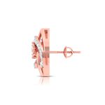 0.41 ct Natural Diamond Earrings 14k Yellow, Rose White Gold - Image 6