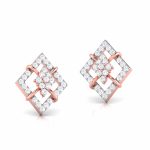 0.27 ct Natural Diamond Earrings 14k Yellow, Rose White Gold - Image 9