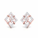 0.27 ct Natural Diamond Earrings 14k Yellow, Rose White Gold - Image 10