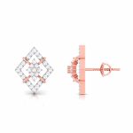 0.27 ct Natural Diamond Earrings 14k Yellow, Rose White Gold - Image 11