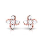 0.30 ct Natural Diamond Earrings 14k Yellow, Rose White Gold - Image 9