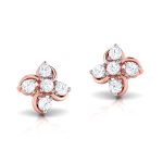 0.30 ct Natural Diamond Earrings 14k Yellow, Rose White Gold - Image 10