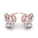 0.48 ct Natural Diamond Earrings 14k Yellow, Rose White Gold - Image 3