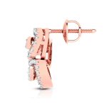 0.48 ct Natural Diamond Earrings 14k Yellow, Rose White Gold - Image 6