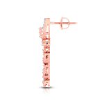 0.48 ct Natural Diamond Earrings 14k Yellow, Rose White Gold - Image 5