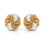 0.29 ct Natural Diamond Earrings 14k Yellow, Rose White Gold