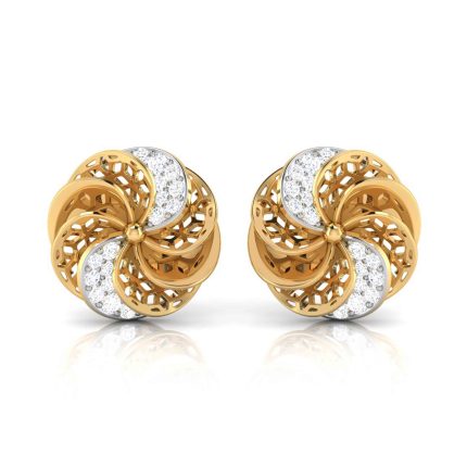 0.29 ct Natural Diamond Earrings 14k Yellow, Rose White Gold