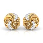 0.29 ct Natural Diamond Earrings 14k Yellow, Rose White Gold - Image 5