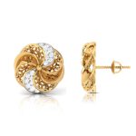 0.29 ct Natural Diamond Earrings 14k Yellow, Rose White Gold - Image 6