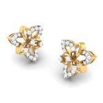 0.39 ct Natural Diamond Earrings 14k Yellow, Rose White Gold - Image 9