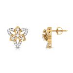 0.39 ct Natural Diamond Earrings 14k Yellow, Rose White Gold - Image 10