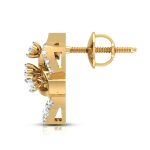 0.39 ct Natural Diamond Earrings 14k Yellow, Rose White Gold - Image 11