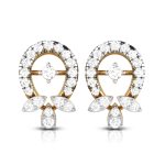 0.48 ct Natural Diamond Earrings 14k Yellow, Rose White Gold