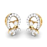 0.48 ct Natural Diamond Earrings 14k Yellow, Rose White Gold - Image 8