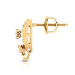 0.48 ct Natural Diamond Earrings 14k Yellow, Rose White Gold - Image 10