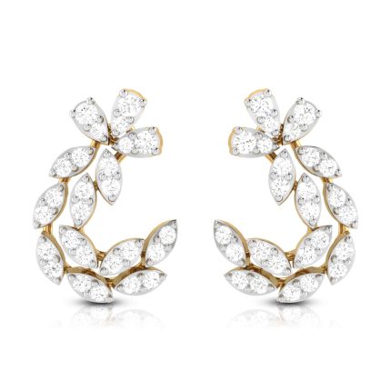 0.47 ct Natural Diamond Earrings 14k Yellow, Rose White Gold