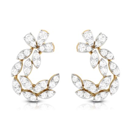 0.47 ct Natural Diamond Earrings 14k Yellow, Rose White Gold