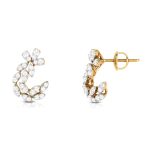 0.47 ct Natural Diamond Earrings 14k Yellow, Rose White Gold - Image 9