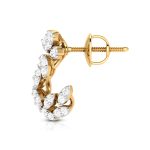 0.47 ct Natural Diamond Earrings 14k Yellow, Rose White Gold - Image 10