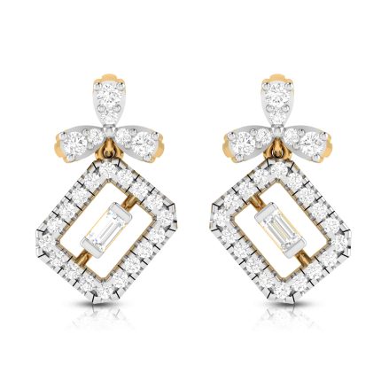 0.40 ct Natural Diamond Earrings 14k Yellow, Rose White Gold
