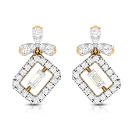0.40 ct Natural Diamond Earrings 14k Yellow, Rose White Gold