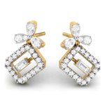 0.40 ct Natural Diamond Earrings 14k Yellow, Rose White Gold - Image 10