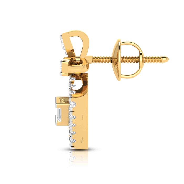 0.40 ct Natural Diamond Earrings 14k Yellow, Rose White Gold - Image 12