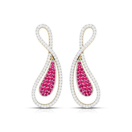 0.78 ct Natural Diamond Earrings 14k Yellow, Rose White Gold