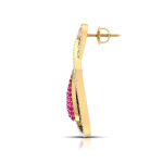 0.78 ct Natural Diamond Earrings 14k Yellow, Rose White Gold - Image 11