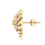 0.48 ct Natural Diamond Earrings 14k Yellow, Rose White Gold - Image 11