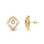 0.41 ct Natural Diamond Earrings 14k Yellow, Rose White Gold - Image 11