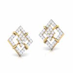 0.27 ct Natural Diamond Earrings 14k Yellow, Rose White Gold - Image 4