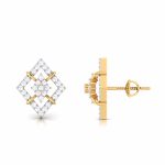 0.27 ct Natural Diamond Earrings 14k Yellow, Rose White Gold - Image 6