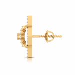 0.27 ct Natural Diamond Earrings 14k Yellow, Rose White Gold - Image 7