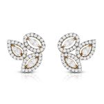 0.48 ct Natural Diamond Earrings 14k Yellow, Rose White Gold