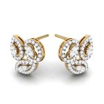 0.48 ct Natural Diamond Earrings 14k Yellow, Rose White Gold - Image 10