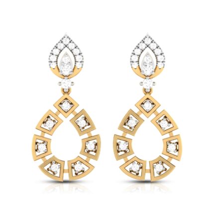 0.48 ct Natural Diamond Earrings 14k Yellow, Rose White Gold