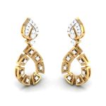 0.48 ct Natural Diamond Earrings 14k Yellow, Rose White Gold - Image 8